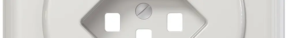Kit di copertura CLASSIC B per presa FI T23 bianco 