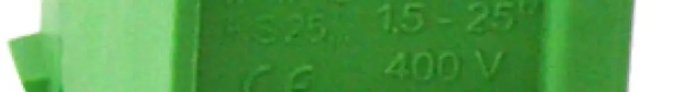 Morsetto principale HLAK 1L, 4×25mm², verde 