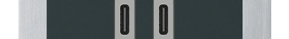 Prise de charge USB ENC Hager kallysto C-C 20W 5V 77×77mm noir 