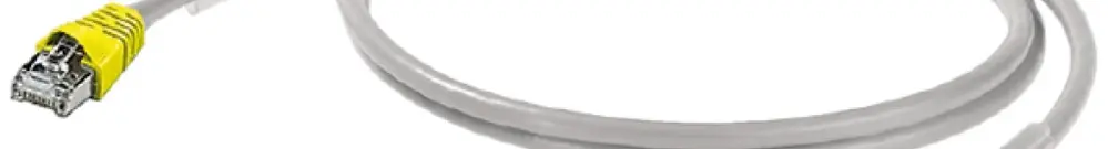 Câble patch crossover Weidmüller CabinetLine cat.6A LSZH RJ45/RJ45 5m gris 