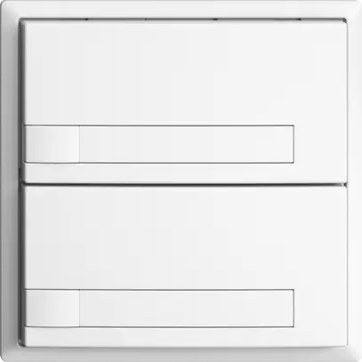 Tasto univ. INC 2×1t mors. a vite EDIZIOdue bianco, con carta 