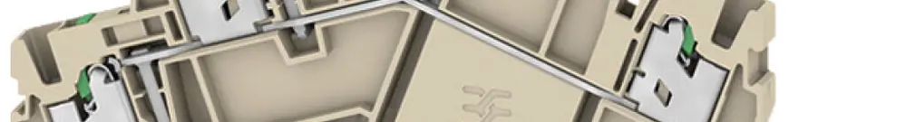 Durchgangs-Reihenklemme WM S3T 2.5mm² 24A 800V Feder 2×3 TH35 be 