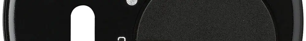 UP-Frontscheibe basico schwarz für Raumthermostat mit Schalter 