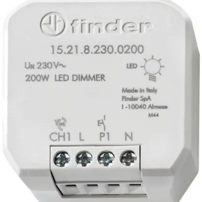 Variateur INC Finder 15.21, électronique, 200W/230V, RLC 