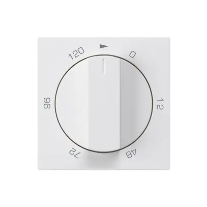 Kit frontale 120min 60×60 bianco kallysto per interruttore temporizzato 