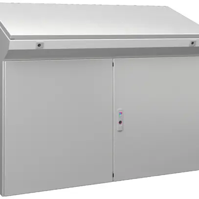 Pupitre fixe Rittal TP 6742.600 1200×975×400mm 2 battants gris IP55 