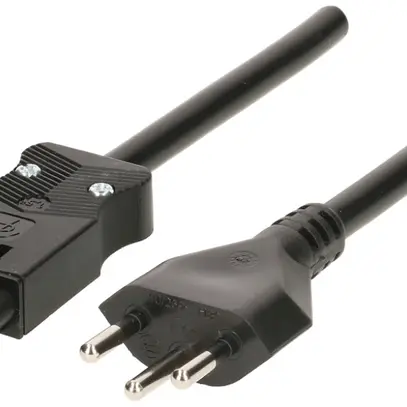 Câble de raccordement MH prise AC 166 GBUF/315, fiche T12 3m noir 