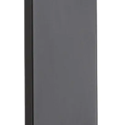 Poteau de montage Hager witty rectangulaire une face 1280×280×140mm acier noir 