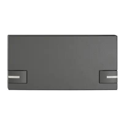 Poussoir 1/2 EDIZIO.liv SNAPFIX® p.KNX&UNI a.LED comm.à 2 touches grf 