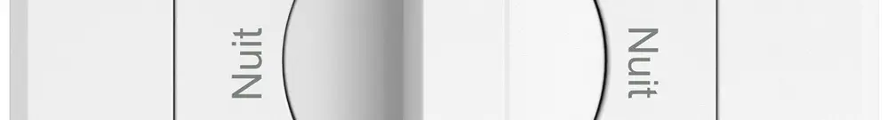 UP-Montageset EDIZIO.liv SNAPFIX® f.Drehschalter m.Griff Nuit-Jour-Nuit-Jour ws 