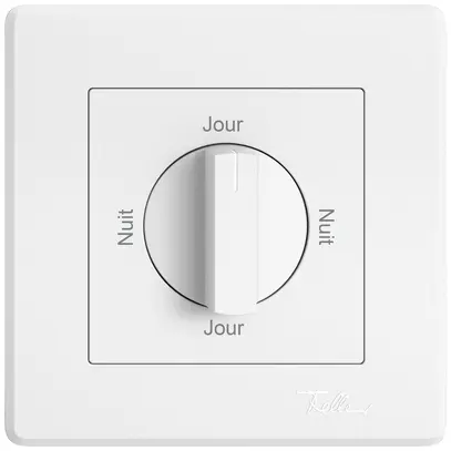 UP-Montageset EDIZIO.liv SNAPFIX® f.Drehschalter m.Griff Nuit-Jour-Nuit-Jour ws 