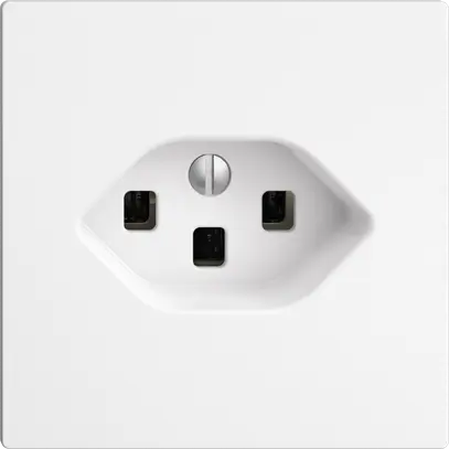 Presa INC EDIZIOdue T23 16A bianco con morsetti innest. 60×60×41mm 