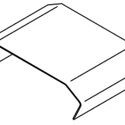 Copertura Lanz, per canale C, RAL 9010 