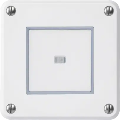 Contatto pulsante INC robusto IP55 bianco illuminato per combinazione 