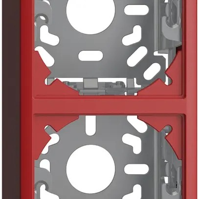 Cappa con piastra di base 2×54mm per combinazione FX verticale/orizzontale berry 