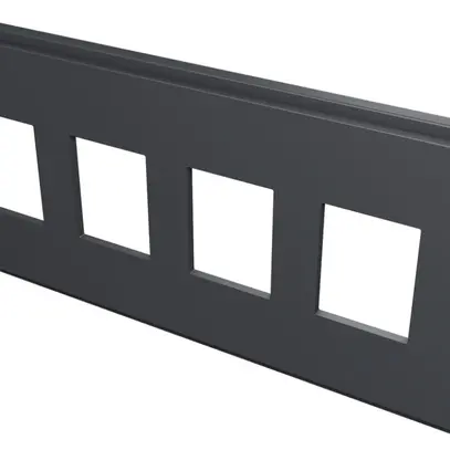 Coperchio R&M U-Box 210 Snap-in RJ45 4 porte, nero 