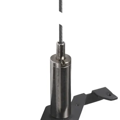 Suspension à corde SLV 48V TRACK acier noir 