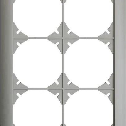 UP-Kopfzeile EDIZIOdue SNAPFIX® 3×2 vertikal 148×208mm hellgrau 
