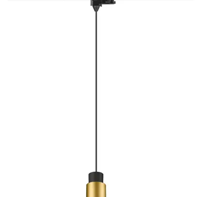 Luminaire suspendu SLV PURI 2.0 Tube AD3PH GU10 1×6W VAR Ø55mm noir/or 