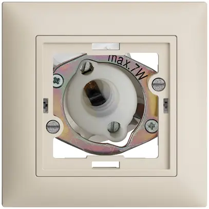 Signal lumineux ENC EDIZIOdue crema 5W, sans calotte plate 