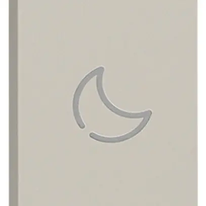 Coperchio tasto Living Now per pulsanti MyHOME 1 modulo c.simbolo notte sand 