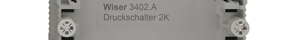 Elemento funzionale interruttore a pulsante 2c FH Wiser BSE 