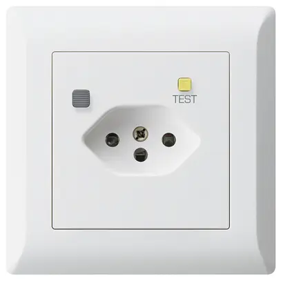 Presa INC KLI T13 FI 30mA bianco 