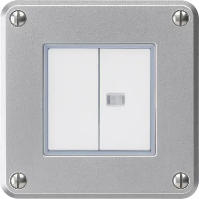 Interrupteur ENC robusto IP55 schema 3/contact à poussoir 1×lumineux al combi 