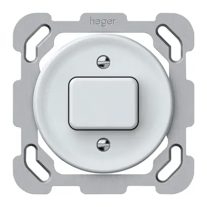 Interruttore a pulsante INC origin sch 6 77×77mm bianco 
