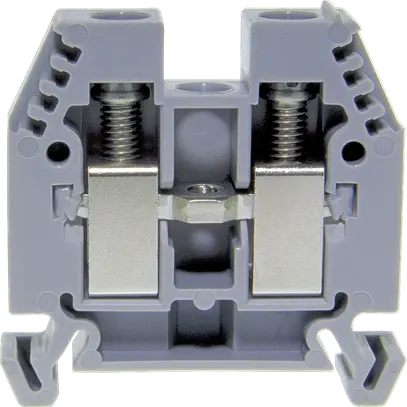 Morsetto di passaggio componibile WZ Ex 6…16mm² 76A 1000V vite 2×1 DIN 35mm gr 