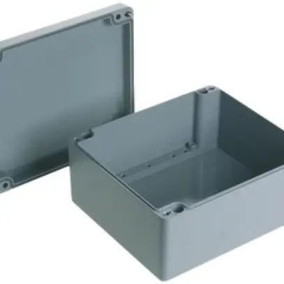 Scatola AP Al 200×230×110mm grigio IP65 Lithos Woertz 