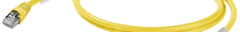 Câble patch Weidmüller CabinetLine cat.6 LSZH RJ45/RJ45 0.5m jaune 
