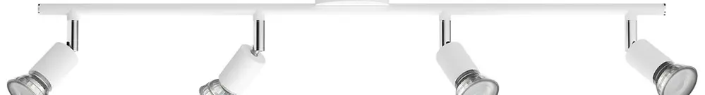 Spot Philips Limbali GU10 4×50W 694×130mm weiss 