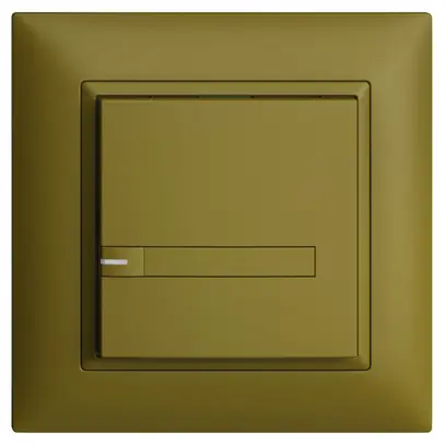 Pulsante KNX RGB INC EDUE FMI, 250mW, c.LED RGB, carta, 1×pulsante, 1×tasto, ov 