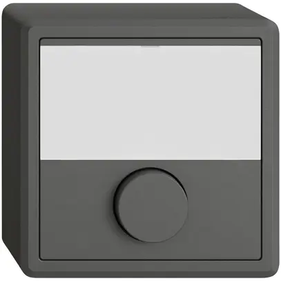 Contact à poussoir de sonnerie AP EDIZIO.liv SNAPFIX® 6A 250V étiquette grf 