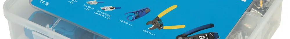 Set di serraggio IDEAL INDUSTRIES EMEA per spine RJ45 schermate 
