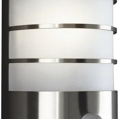 Applique PIR Calgary 60W E27 IP44 acciaio pregiato 