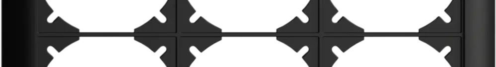 UP-Kopfzeile EDIZIOdue SNAPFIX® 4×3 vertikal 208×268mm schwarz 