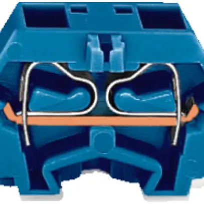 Borne WAGO 4L 2.5mm² bleu 