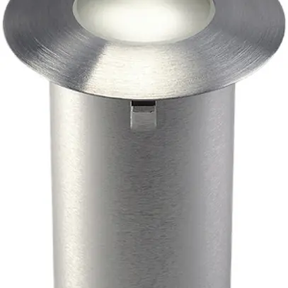Luminaire de sol LED INC TRAIL-LIGHT, 12VAC 0.3W 3000K satiné IP65 acier fin 