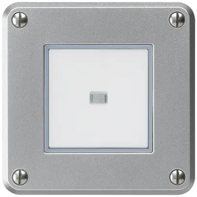 Contact à poussoir ENC robusto IP55 aluminium lumineux pour combinaison 