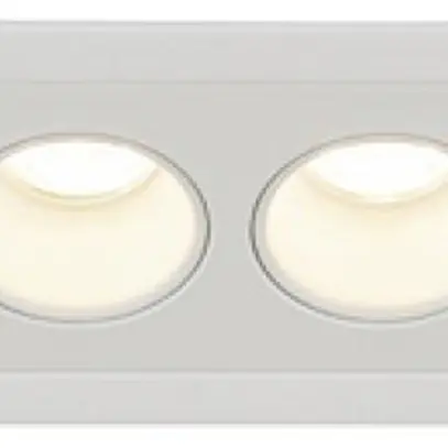 Plafonnier LED INC SLV MILANDOS 6, 12W 960lm 2700K 45° aluminium blanc 