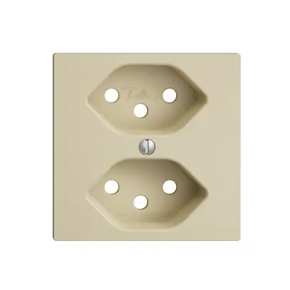 Placca frontale 2×T13 vanille EDIZIOdue 