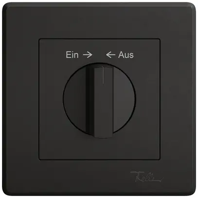 Kit di montaggio INC EDIZIO.liv SNAPFIX® pulsante girevole manop.Ein → ← Aus ne 