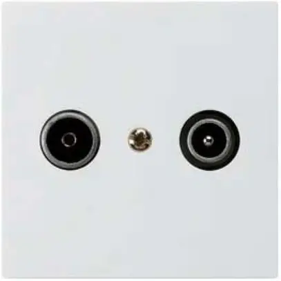 Prise de passage ENC kallysto R/TV 14dB blanc 