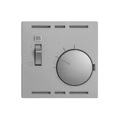 Kit frontale EDIZIOdue silver 60×60mm per termost.amsiente 