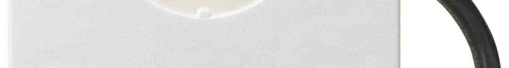 Prise INC T15 L2 blanc pour câble plat Technofil 
