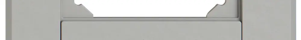 Combinaison ENC EDIZIO.liv SNAPFIX® 2×1 156×96mm vide+1×T13 gris clair 
