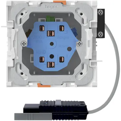 Prise INC 2×type 13/23, adaptateur câble rond, L3, Td 3×2.5mm² 