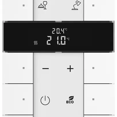Module de commande ABB-free@home SBR-F-10.0.1, RTR 10 touches blanc brillant 